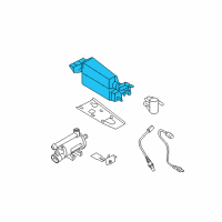 OEM 2012 Kia Optima Canister Assembly-Fuel Diagram - 314203Q500