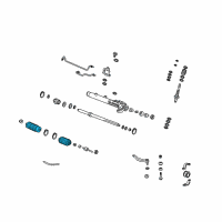 OEM 1998 Acura CL Dust Seal, Tie Rod Diagram - 53534-SV4-003