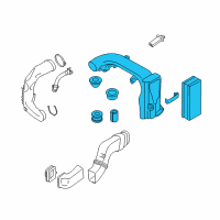 OEM BMW 535d Intake Silencer Diagram - 13-71-8-573-761