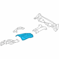 OEM 2013 BMW X5 Heat Insulation, Tunnel Diagram - 51-48-7-158-416