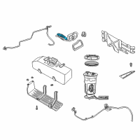 OEM 2003 Dodge Dakota Hose-Fuel Filler Diagram - 52102487AA