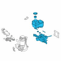 OEM Lexus LC500 Cylinder Sub-Assy, Brake Master Diagram - 47201-11030