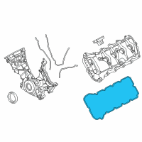 OEM 2015 Ford Mustang Valve Cover Gasket Diagram - BR3Z-6584-A