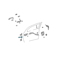 OEM 2006 Scion xA Door Check Diagram - 68620-52050