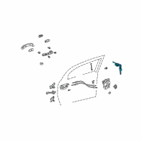 OEM Scion Cylinder & Keys Diagram - 69051-52370