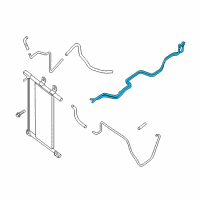 OEM 2016 Nissan NV3500 Tube Assy-Oil Cooler Diagram - 21619-EA20B