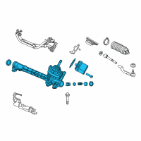 OEM 2014 Honda Civic Box, Power Steering Gear Diagram - 53601-TR6-A91