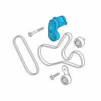 OEM BMW M2 Mechanical Belt Tensioner Diagram - 11-28-8-088-632