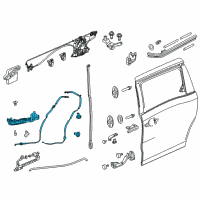 OEM Honda Roller Sub-Assy., R. Slide Door (Lower) Diagram - 72536-THR-A01