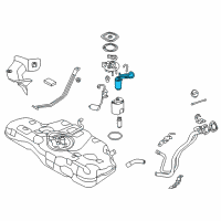 OEM 2015 Hyundai Elantra Fuel Pump Filter Diagram - 31112-1R000