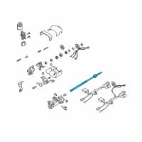 OEM 2003 Chevrolet Trailblazer Steering Shaft Diagram - 26100328