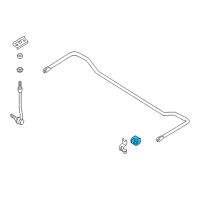 OEM Nissan Quest Bush-Rear Stabilizer Diagram - 56243-0B012