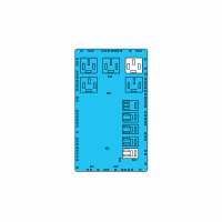 OEM 2006 Jeep Grand Cherokee Relay Fuse Box Interior Junction Control Unit Diagram - 56050593AB