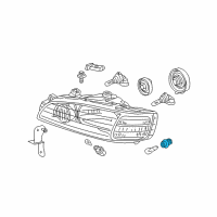 OEM Acura MDX Socket Diagram - 33302-ST7-003