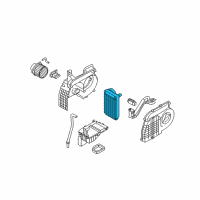 OEM 2017 Kia Sorento Core Assembly-Evaporator Diagram - 979271U000