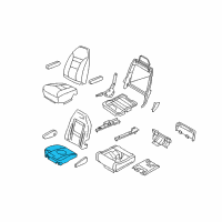 OEM 2012 Ford E-350 Super Duty Seat Cushion Pad Diagram - 9C2Z-16632A22-A