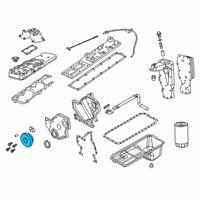 OEM Ram DAMPER-CRANKSHAFT Diagram - 68538446AA