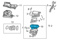 OEM 2021 Jeep Wrangler Seal-Air Cleaner Diagram - 68534015AA