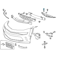 OEM Chevrolet Camaro Screw - Round Washer Head 6-Lobe Diagram - 11609341