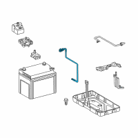 OEM 2007 Lexus GS450h Wire, Earth Diagram - 82284-30040