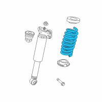 OEM 2016 Cadillac CTS Coil Spring Diagram - 23341853