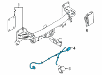 OEM BMW X6 WIRING SET Diagram - 61-12-9-834-453