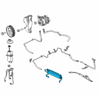 OEM 2016 Ram ProMaster 1500 Cooler-Power Steering Diagram - 68214348AE