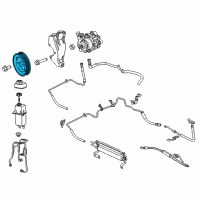 OEM 2015 Ram ProMaster 1500 Pulley-Power Steering Pump Diagram - 68246847AA