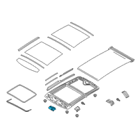 OEM Motor Assy-Sunroof Diagram - 91295-5NA0A