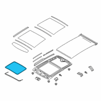 OEM 2020 Infiniti QX50 Weatherstrip-Frame Diagram - 91346-5NA0A