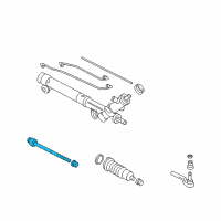 OEM 2009 Saturn Sky Rod Kit, Steering Linkage Inner Tie Diagram - 88967176