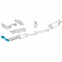 OEM 1998 Buick Park Avenue Exhaust Manifold Pipe Assembly Diagram - 24508112