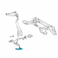 OEM 2005 Lexus LS430 Lower Ball Joint Assembly Diagram - 43340-59115