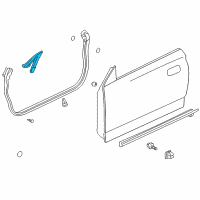 OEM 2001 Toyota Celica Upper Weatherstrip Diagram - 67863-20020