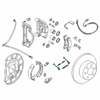 OEM 2016 Nissan NV3500 Spring Kit Return, Rear Brake S Diagram - D4090-1PA1B