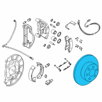 OEM 2014 Nissan NV1500 Rotor Brake Diagram - 43206-1PA1B