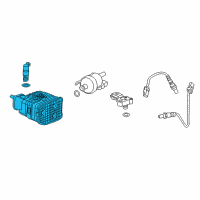 OEM 2020 Chevrolet Camaro Vapor Canister Diagram - 84821498