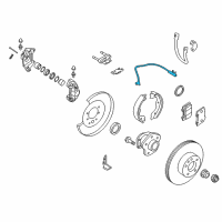 OEM Infiniti EX35 Sensor Assembly-Anti SKID, Rear Diagram - 47901-1BB1A