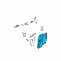 OEM Nissan Engine Control Module Diagram - 23710-9FM6A