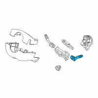 OEM 2019 Ford Explorer Signal Switch Diagram - GB5Z-13341-AC