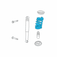 OEM 2017 Chevrolet Equinox Rear Spring Diagram - 20839863