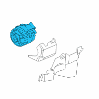 OEM 2008 Ford Mustang Alternator Diagram - 7R3Z-10346-CDRM