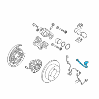 OEM 2017 Hyundai Azera Sensor Assembly-Front ABS.LH Diagram - 59810-3V500