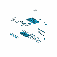 OEM Lexus Hv Supply Battery Assembly Diagram - G9510-48011