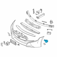 OEM 2020 BMW i8 Ultrasonic Transducer Ionic Silver Diagram - 66-20-9-302-569