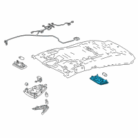 OEM Toyota C-HR Dome Lamp Diagram - 81240-02080-B0