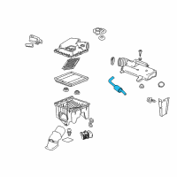 OEM 2016 Cadillac SRX PCV Hose Diagram - 12680863