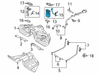 OEM 2022 Ford Mustang Fuel Pump Diagram - KR3Z-9H307-B