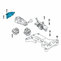 OEM BMW 430i ENGINE SUPPORTING BRACKET, R Diagram - 22-11-6-876-206