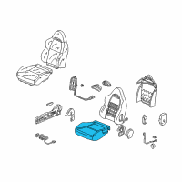 OEM 2006 Acura RSX Pad, Right Front Seat Cushion Diagram - 81137-S6M-A02